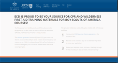 Desktop Screenshot of boyscouts.ecsinstitute.org