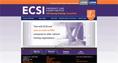 Desktop Screenshot of ecsinstitute.org